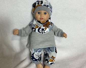 Doll clothes 36 cm. / 4 pieces. Doll clothes for 36 cm dolls.