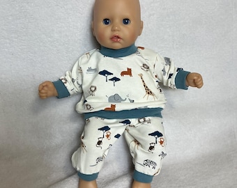 Ropa para muñecas de 36 cm. Conjunto de 2 piezas/pijama para muñecas de 36 cm. Ropa para muñecas.