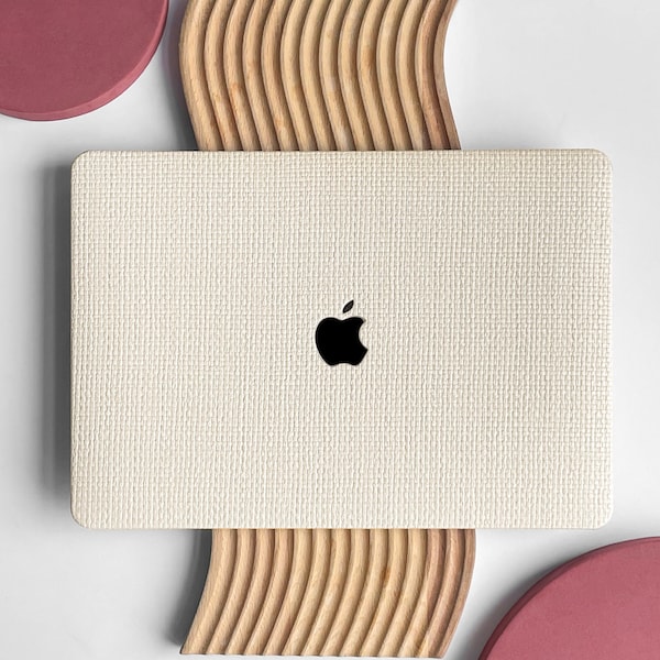 Étui MacBook en cuir tressé beige pour MacBook Air 13 Macbook Pro 13 14 16 15 Air 13 ordinateur portable 12 pouces M2-A2681 A2337
