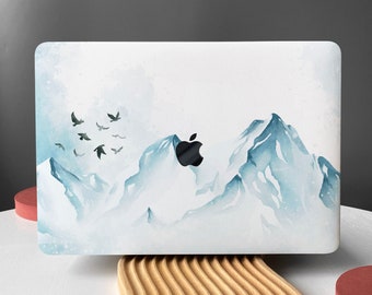 Snow Mountain Shell Hard Case Cover for MacBook Air 13 Macbook Pro 13 14 16 15 Air 13 12 inch Laptop A2681 A2338