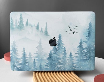 Forest Fog Shell Hard Case Cover for MacBook Air 13 Macbook Pro 13 14 16 15 Air 13 12 inch Laptop M2 Air A2681 A2338