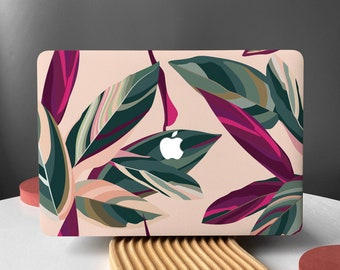 Coque rigide feuilles tropicales pour MacBook Air 13 Macbook Pro 13 16 15 Air 13 ordinateur portable 12 pouces M2 Air A2681 A2338