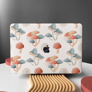 Mushroom Cartoon Shell Hard Case Cover for MacBook Air 13 Macbook Pro 13 16 15 Air 13 12 inch Laptop