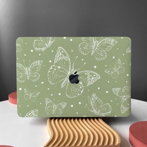 Butterfly Line Shell Hard Case Cover for MacBook Air 13 Macbook Pro 13 14 16 15 Air 13 12 inch Laptop A2338 A2681