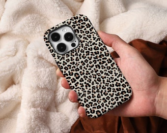 Leopard Texture Personalized iPhone Case for iPhone 15 14 12 13 11