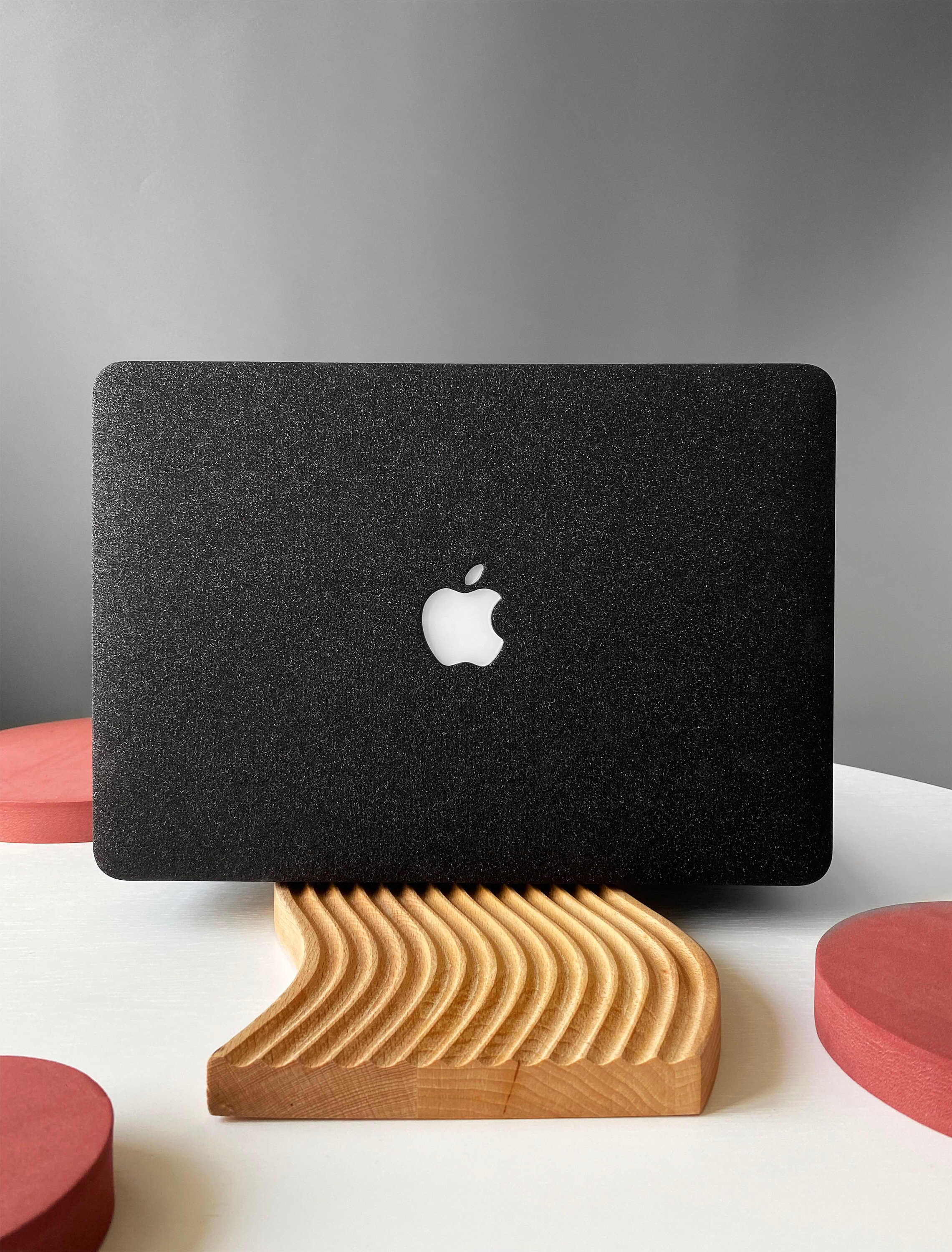 Frosted Black Sparkles Hard Case Cover for Macbook Air 13 - Etsy