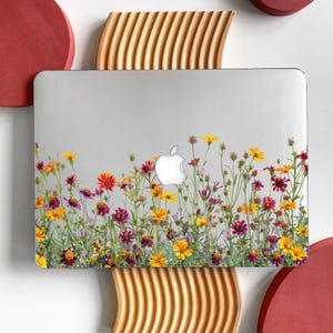 Strahlende Wiese Harte MacBook Hülle Hülle für MacBook M1/M2 Air 13 Case 2023 Neu Macbook M3 Pro 13 16 15 Case Air 12 Zoll Laptop