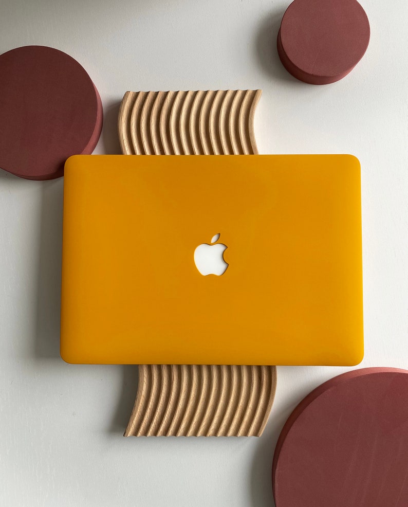 Luminous Yellow Hard Case Cover for MacBook Air 13 MacBook Pro 13 14 16 15 Air 13 12 inch Laptop 13.6 M2 2022 image 3