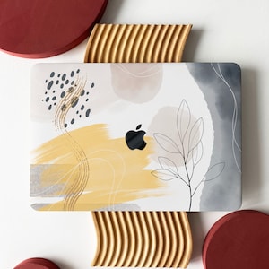 Aesthetic Line Scenery Shell Hard Case Cover for MacBook Air 13 Macbook Pro 13 16 15 Air 13 12 inch Laptop