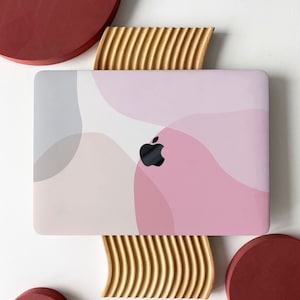 Trendige Pink Gemälde Shell Hard Case Cover für MacBook Air 13 MacBook Pro 13 16 15 Air 13 12 Zoll Laptop M2 A2681 2338