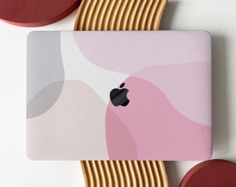 Trendige Pink Gemälde Shell Hard Case Cover für MacBook Air 13 MacBook Pro 13 16 15 Air 13 12 Zoll Laptop M2 A2681 2338