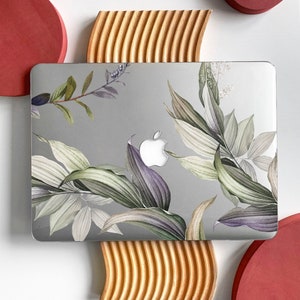 Retro Leaf Clear Hard MacBook Case Cover for MacBook Air 13 Case Macbook Pro 13 16 15 Case Air 13 12 inch Laptop case
