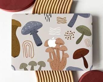 Mushroom Aesthetic Shell Hard Case Cover for MacBook Air 13 Case Macbook Pro 13 14 16 15 Air 13 12 inch Laptop case