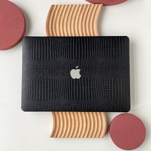 Luxury Black Leather Unique Hard Case Cover for MacBook Air 13 Macbook Pro 13 14 16 15 Air 13 12 inch Laptop cases