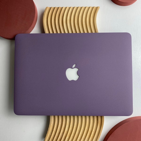 Étui rigide violet raisin pour MacBook Air 13 Macbook Pro 13 14 16 15 Air 13 ordinateur portable 12 pouces M2-A2681 A2338