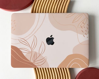 Line Art Gradual Brown Shell Hard Case Cover for Macbook Air - Etsy