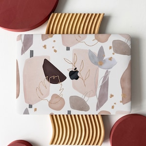 Line Leaf Geometry Shell Hard Case Hülle für MacBook Air 13 Macbook Pro 13 14 16 15 Air 13 12 Zoll Laptop M2 2022