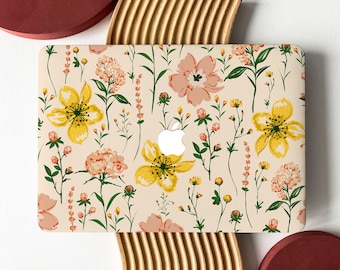 Buy Flying Flowers Collection Shell Hard Case Cover for MacBook