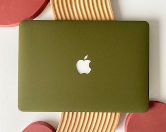 Olivine Shell Hard Case Cover for MacBook Air 13 Macbook Pro 13 14 16 15 Air 13 12 inch Laptop M2-A2681 A2338