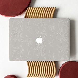 Gray Leaf Lines Shell Hard Case Cover for MacBook Air 13 Case Macbook Pro 13 14 16 15 Air 13 12 inch Laptop case