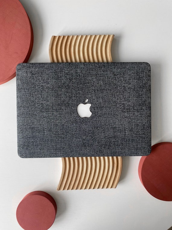 Coarse Linen Print Hard Case Cover for MacBook Air 13 MacBook Pro