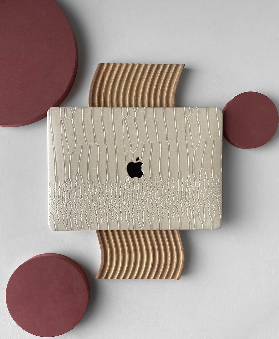 Housse rigide beige doux imprimé crocodile pour MacBook Air 13 MacBook Pro 13 14 16 15 Air 13 ordinateur portable 12 pouces M2-A2681 A2337 - Etsy France