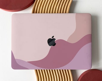 Buy Pink and Purple Painting Shell Hard Case Cover for MacBook Air - Main Image