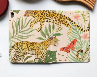 personalised leopard print ipad case
