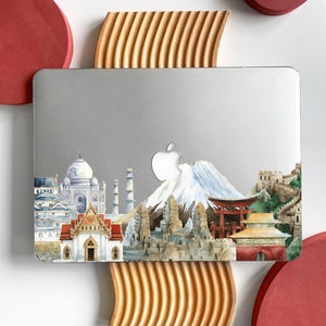 Collage Artwork Clear Hard MacBook Case Cover for MacBook Air 13 Case Macbook Pro 13 16 15 Case Air 13 12 inch Laptop