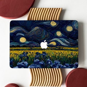 Starry Night Shell Hard Case Cover for MacBook Air 13 Macbook Pro 13 16 15 Air 13 12 inch Laptop 2338 2681