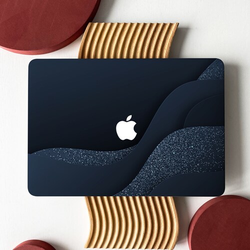 Gilt Midnight Black Shell Hard Case Cover for MacBook Air 13