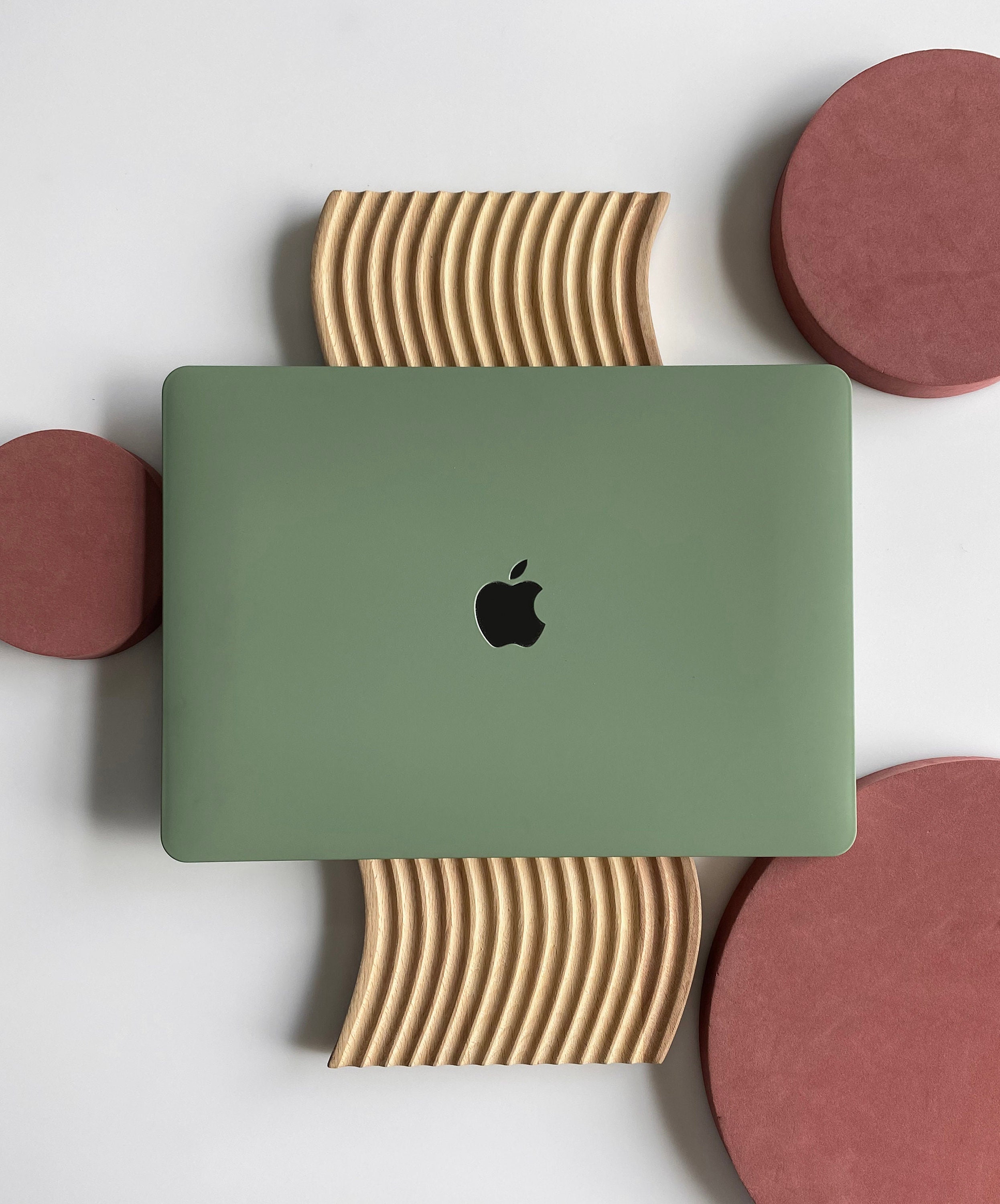 グリーン グラス シェル ハードケース カバー MacBook Air 13 MacBook 