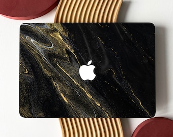 Gilt Midnight Black Shell Hard Case Cover for MacBook Air 13
