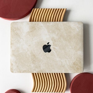 Beige Marble Aesthetic Shell Hard Case Cover for MacBook Air 13 Macbook Pro 13 16 15 Air 13 12 inch Laptop 2338 2681