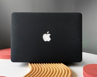 Frosted Black Shell Hard Case Cover for MacBook Air 13 Case, Macbook Pro 13 16 15 Air 13 12 inch Laptop Pro 15 case