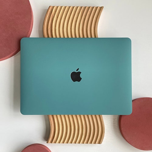 Quiet Blue Green Shell Hard Case Cover for MacBook Air 13 Macbook Pro 13 14 16 15 Air 13 12 inch Laptop 2022 M2 A2681 A2338