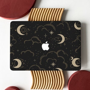 Black Night Artwork Shell Hard Case Cover for MacBook Air 13 Case Macbook Pro 13 14 16 15 Air 13 12 inch Laptop case