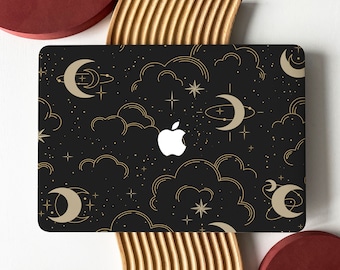 Black Night Artwork Shell Hard Case Cover für MacBook Air 13 Case Macbook Pro 13 14 16 15 Air 13 12-Zoll-Laptop