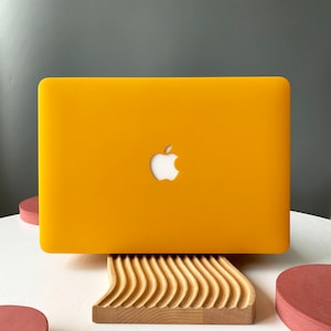 Étui rigide jaune lumineux pour MacBook Air 13 MacBook Pro 13 14 16 15 Air 13 ordinateur portable 12 pouces 13,6 M2 2022 image 1