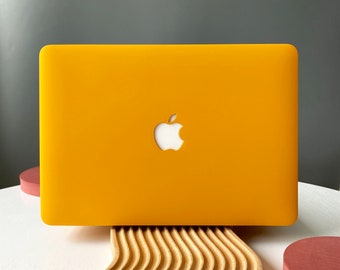 Étui rigide jaune lumineux pour MacBook Air 13 Macbook Pro 13 14 16 15 Air 13 ordinateur portable 12 pouces 13,6 M2 2022