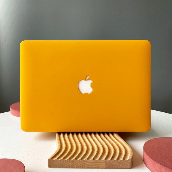 Custodia rigida gialla luminosa per MacBook Air 13 MacBook Pro 13 14 16 15 Air 13 Laptop da 12 pollici 13.6 M2 2022