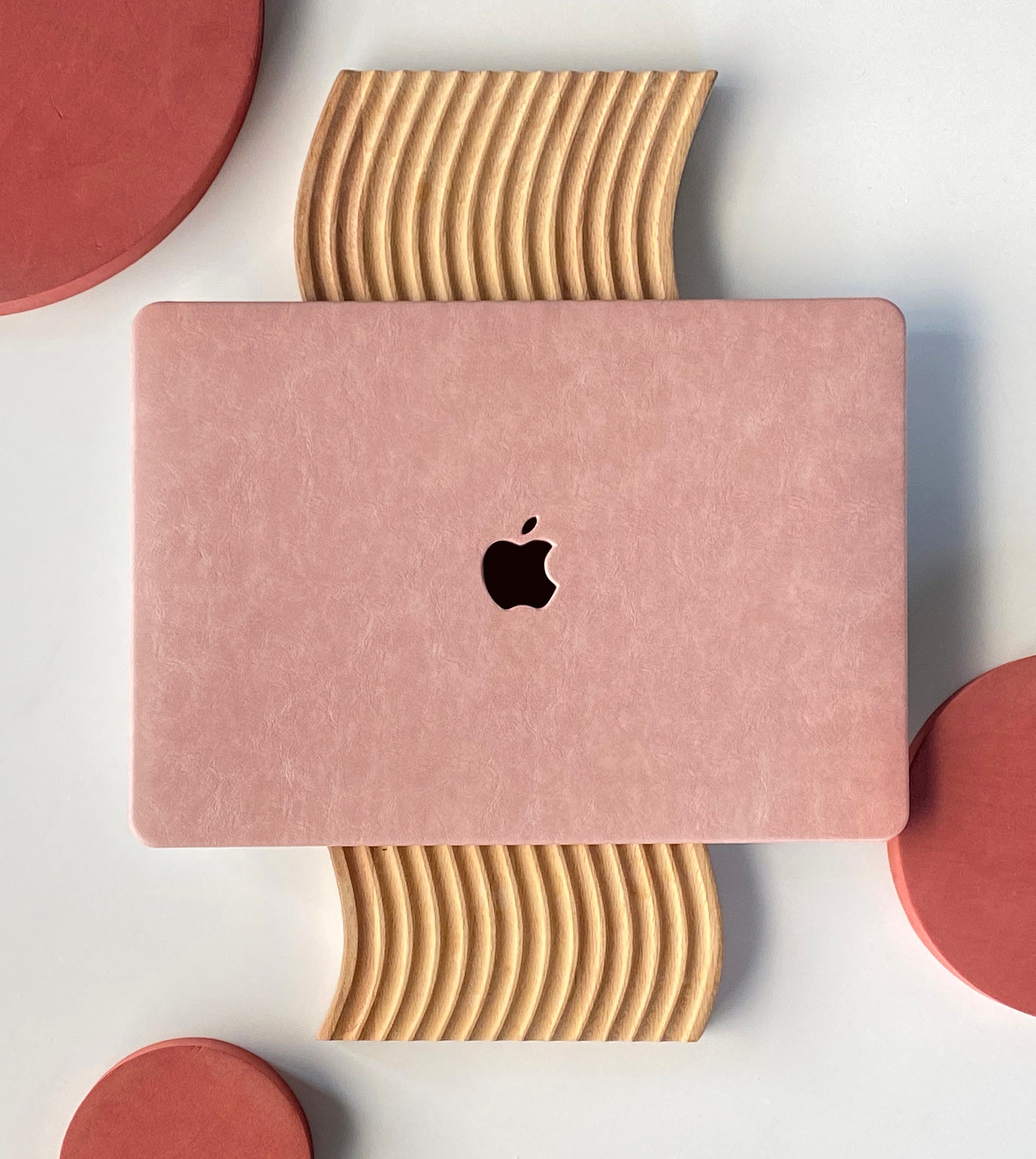 Lemonade Pink Leather Unique Hard Case Cover for MacBook Pro 13 Case MacBook Air 13 Case Macbook Pro 13 14 16 15 Air 13 12 inch Laptop
