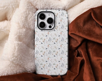 Minimalistyczne kwiaty spersonalizowane etui na iPhone'a dla iPhone'a 15 14 12 13 11 Pro Max, etui 13 Mini, etui na iPhone'a X 14 / 15 Plus