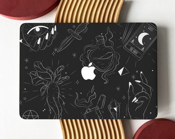 Mysterious Lines Shell Hard Case Cover for MacBook Air 13 Macbook Pro 13 16 15 Air 13 12 inch Laptop 2338 2681