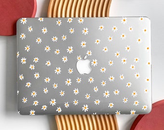 Preciosa funda dura transparente con flor triturada para MacBook Air 13, funda para Macbook Pro 13, 16, 15, funda para portátil Air 13 de 12 pulgadas
