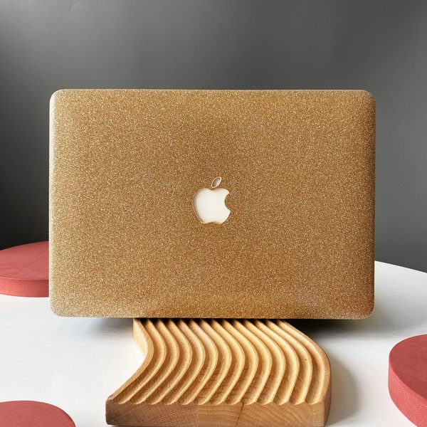 Golden Glitter Hard Case Cover for MacBook Air 13 Macbook Pro 13 16 14 15 Air 13 12 inch Laptop