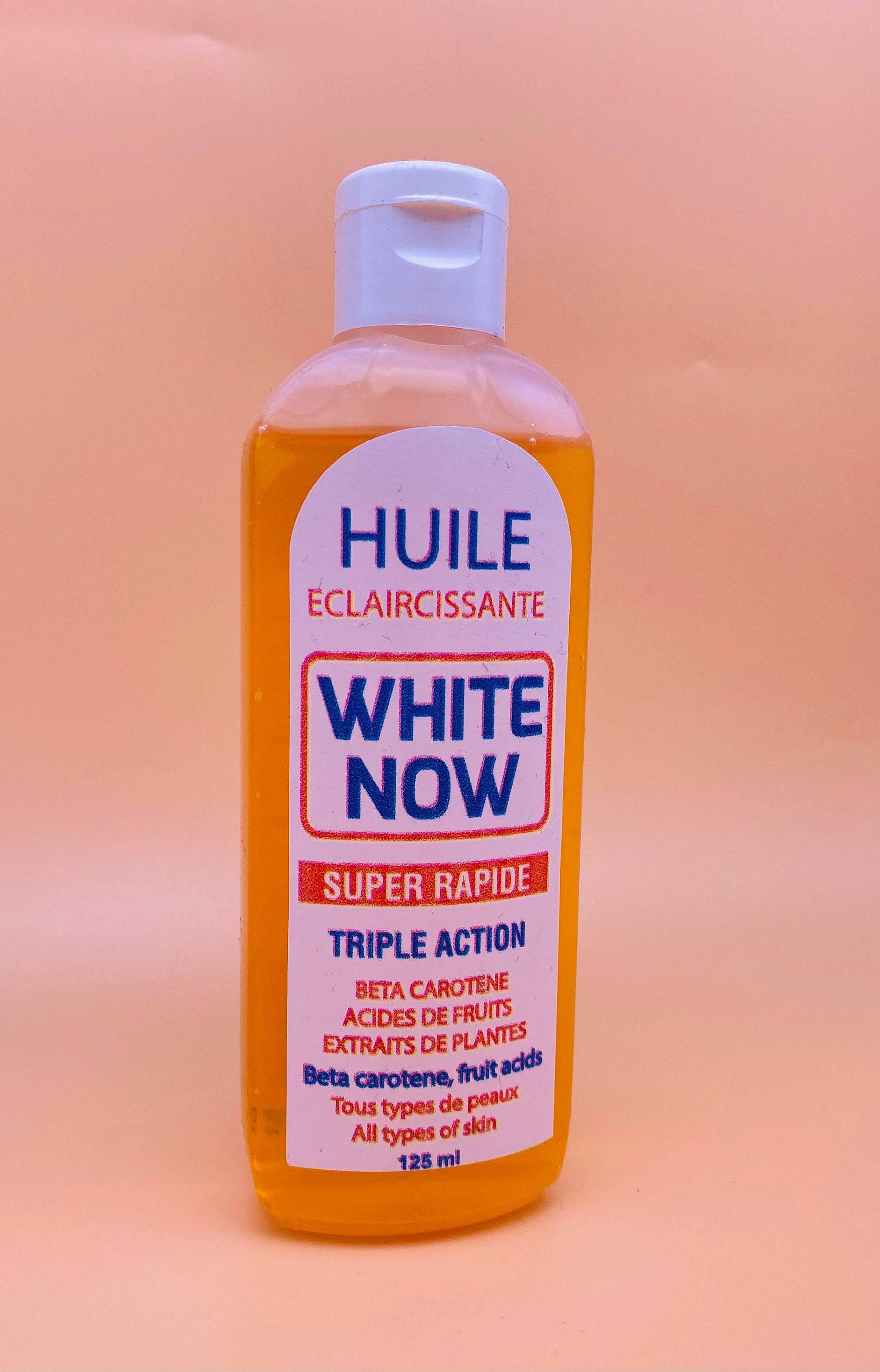 White Now lightening Oil For Skin Blanchissant 125ml / Blanc Etsy