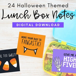 Printable Lunch Box Notes, Printable Lunch Box Cards, Lunch Notes For Kids, Kids Lunch Notes, Lunchbox Notes For Kids, Halloween Themed