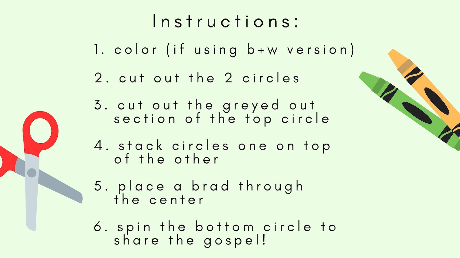 Wordless Book Craft, Spinner Wheel Craft, Colors of Salvation ...