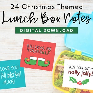 Printable Lunch Box Notes, Printable Lunch Box Cards, Lunch Notes For Kids, Kids Lunch Notes, Lunchbox Notes For Kids, Christmas, Winter